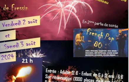 Folle nuit du monde au Château de Fressin – spectacle pyrotechnique et concert